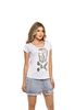 Polera Manga Corta Mujer Rock Caviar