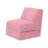 Sofá Cama Latam Home Velvet Bari 1 Cuerpo Palo Rosa