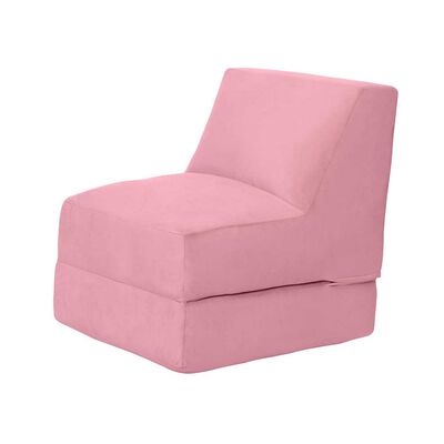 Sofá Cama Latam Home Velvet Bari 1 Cuerpo Palo Rosa
