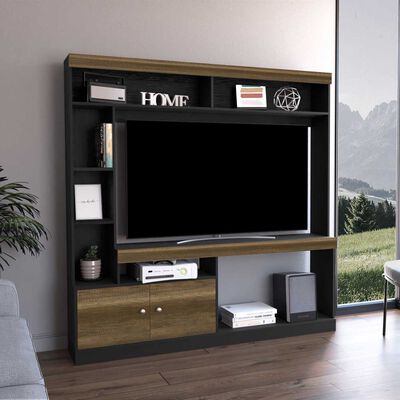 Imagen 1 del producto Centro de Entretención TuHome Classic Color Wengue/Caramelo