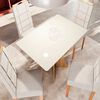 Comedor Yardas Trento 4 Sillas Off White