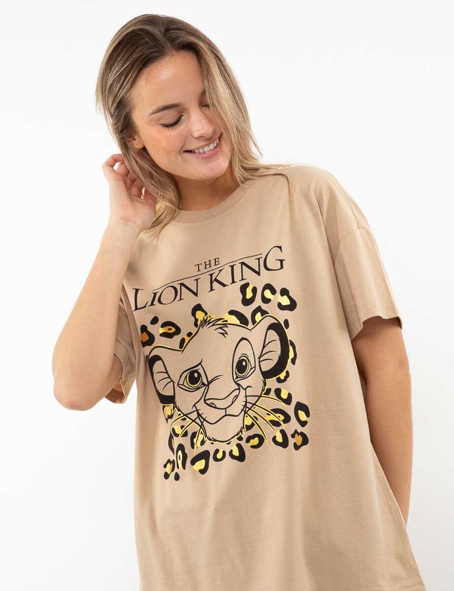 Polera Dibujos Animados Manga Corta Mujer Icono