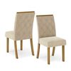 Juego de Comedor Home Mobili Avanti 6 Sillas Blanco Beige