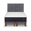 Cama Europea CIC Base Dividida 2 Plazas Gran Premium + Respaldo Tamesis