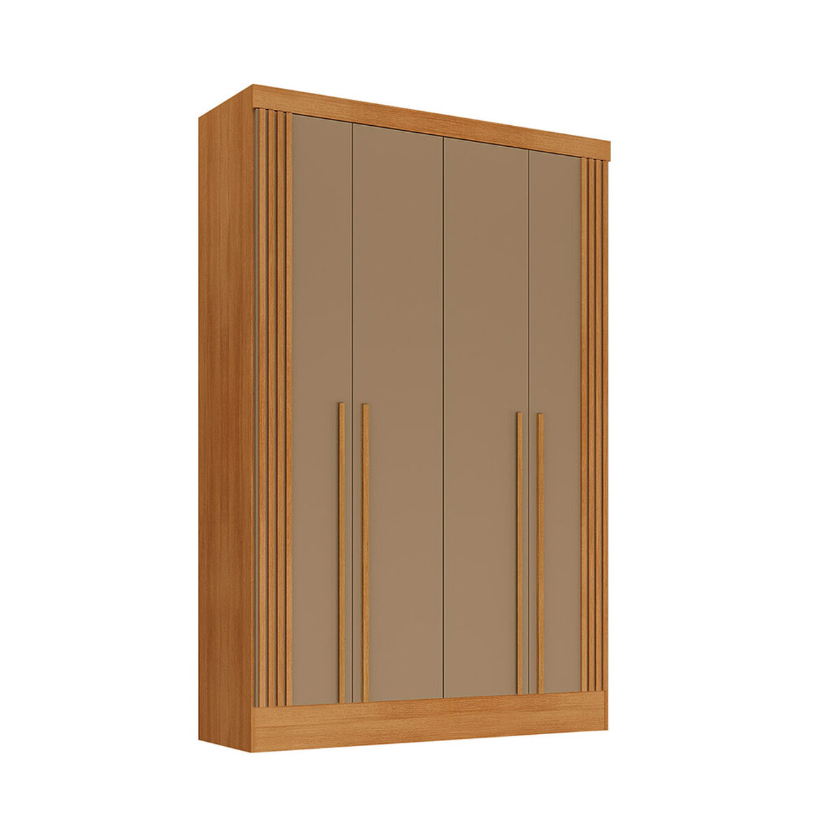 Closet Di Poretti Design New Fiji 3 Cajones 4 Puertas Caf&eacute; Oscuro