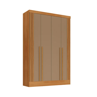 Closet Di Poretti Design New Fiji 3 Cajones 4 Puertas Caf&eacute; Oscuro
