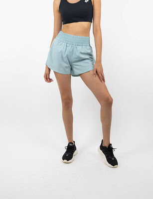 Imagen 1 del producto Short Deportivo Mujer Lotto Aqua, Ciruela, Negro