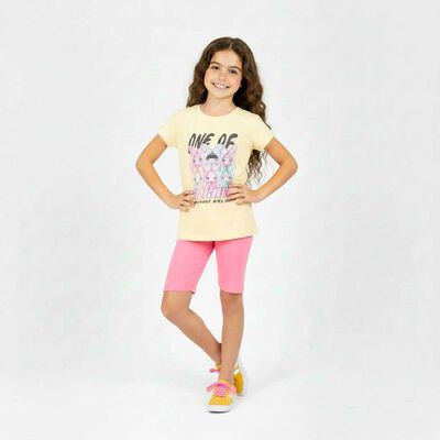 Polera Manga Corta Niña Chess