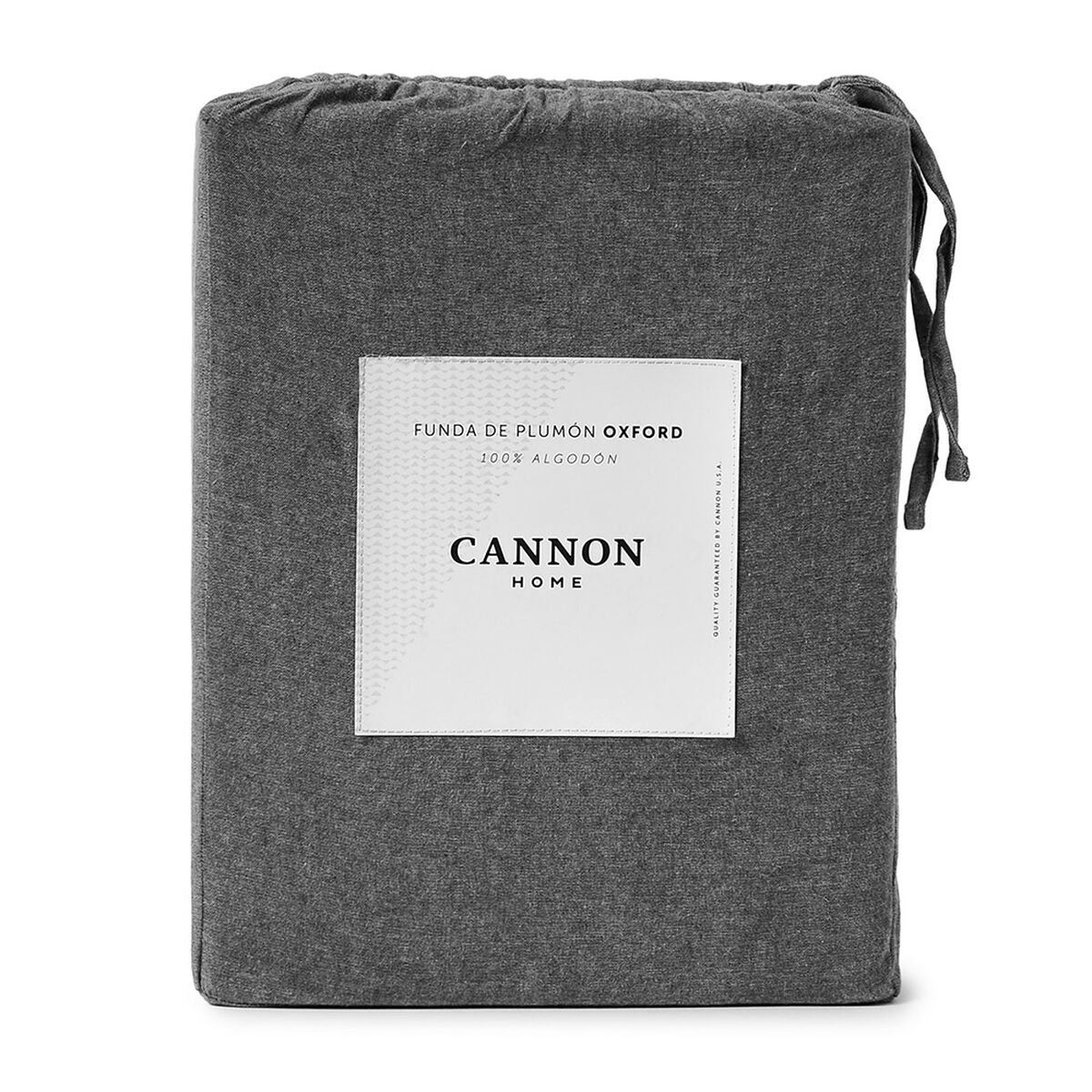 Funda de Plumón Cannon Home Oxford 1,5 Plazas Gris