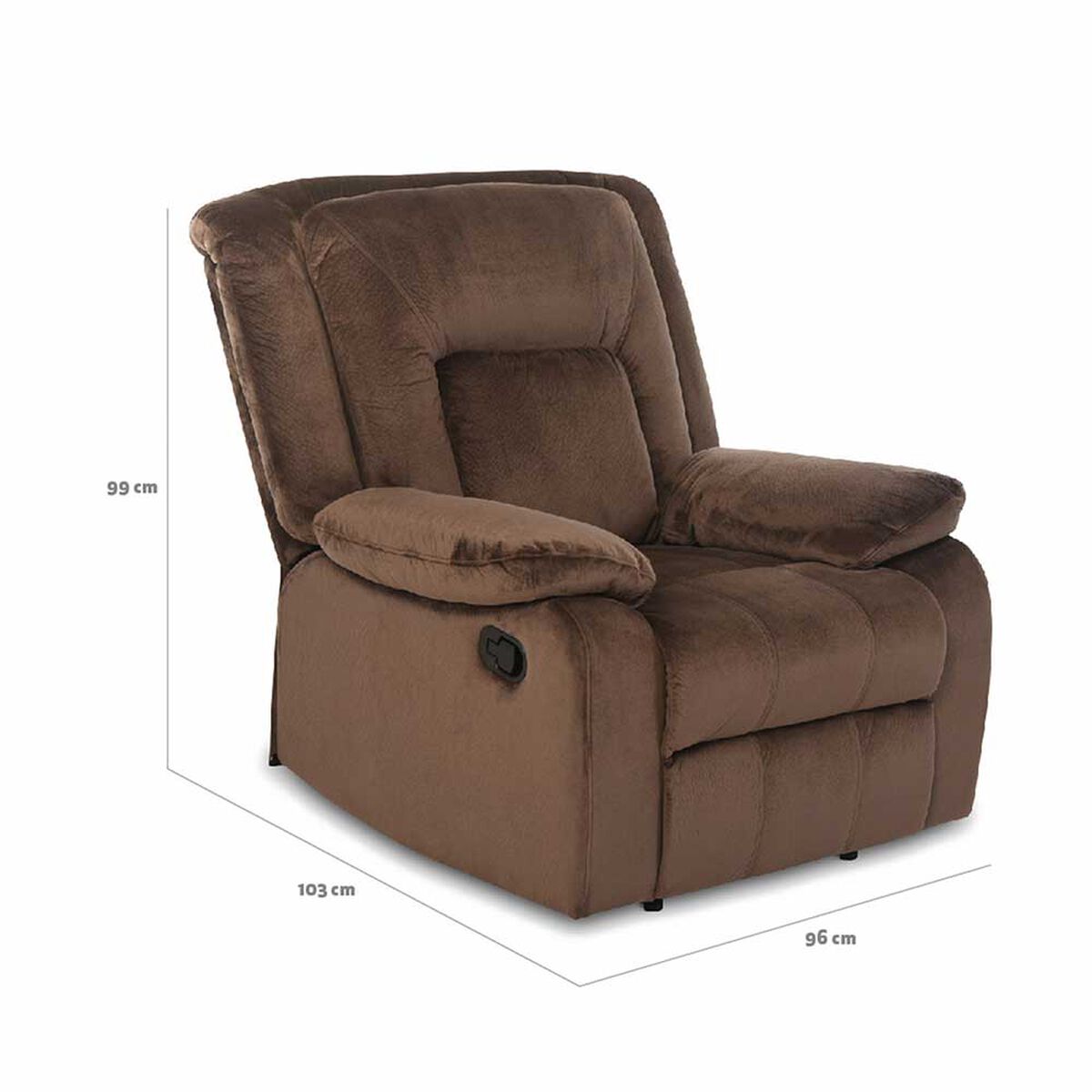 Juego de Living Reclinable CIC Amberes 3C+2C+1C Caf&eacute;