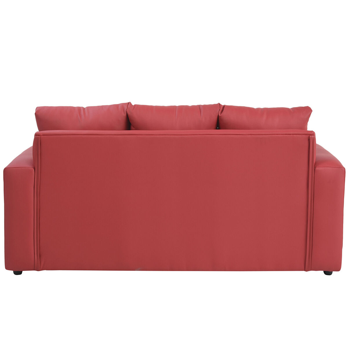 Sofá Bodevir Kendy 3 Cuerpos Rojo