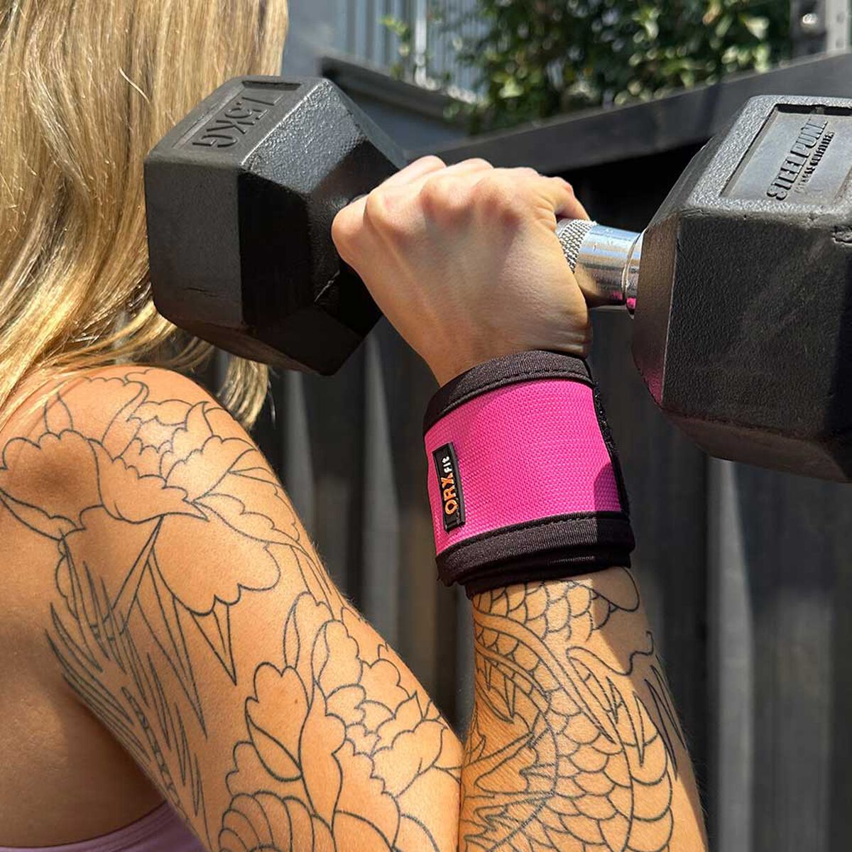 Muñequeras Pink Orxfit