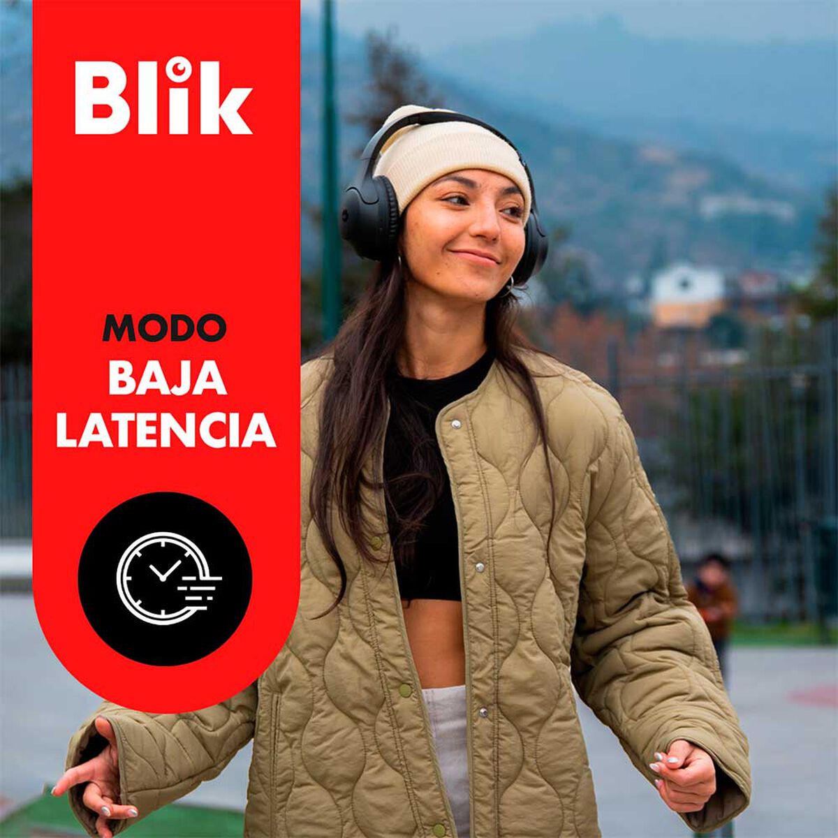 Audífonos Bluetooth Over Ear Blik Soul 600 Negro