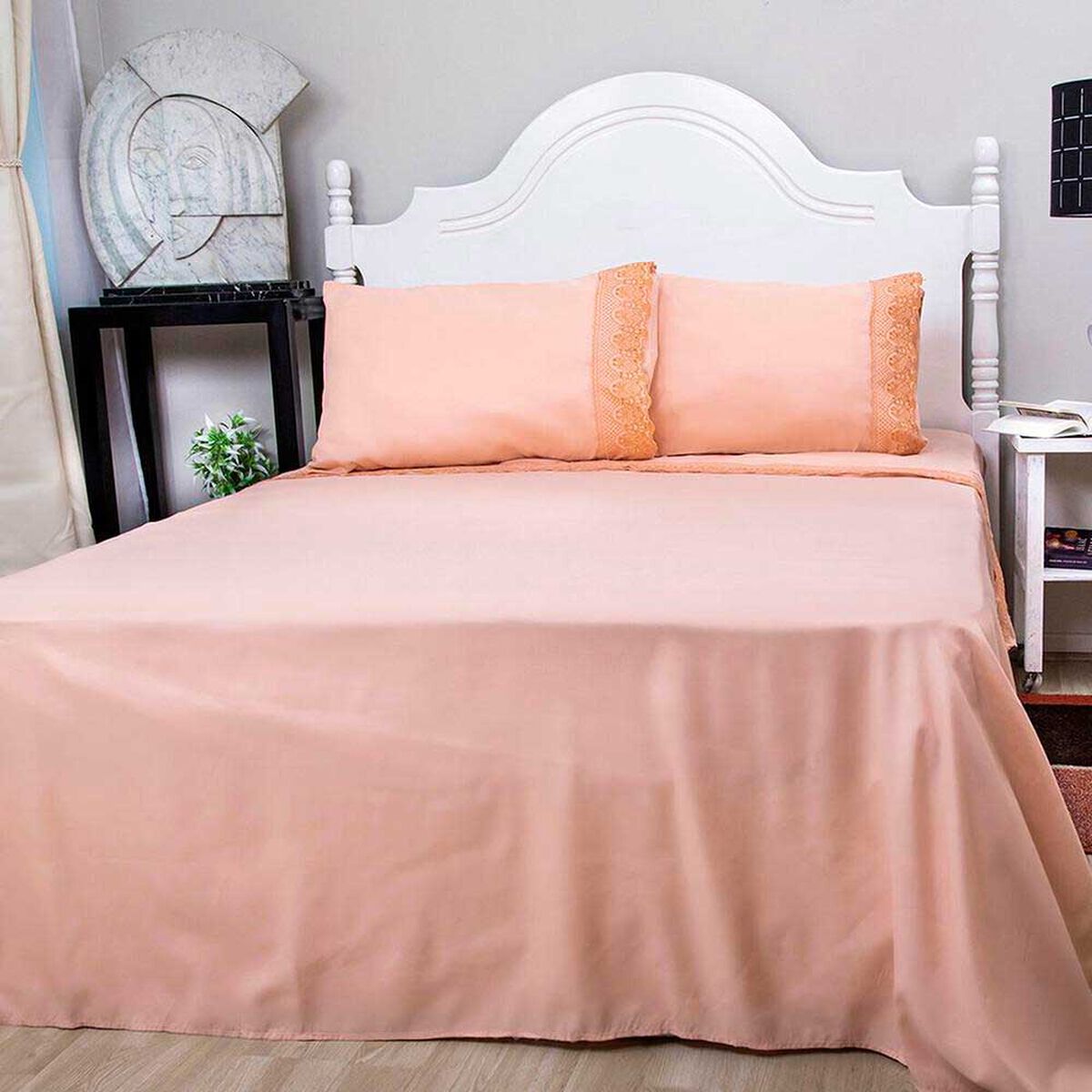 Juego de S&aacute;banas Doral 2 Plazas Santorini Coral