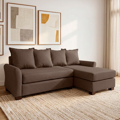 Seccional Derecho Living Factory Montreal 4 Cuerpos Caf&eacute;