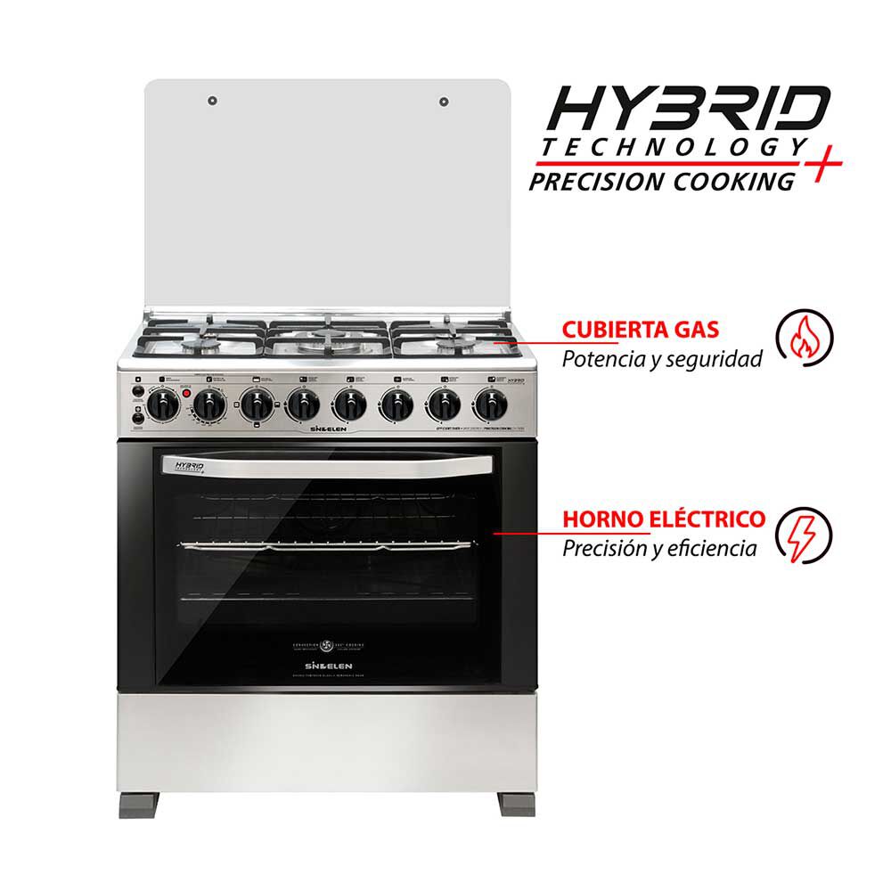 Cocina a Gas/Eléctrica Sindelen CH-740NI 5 Quemadores