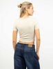 Polera Crop Manga Corta Mujer Icono