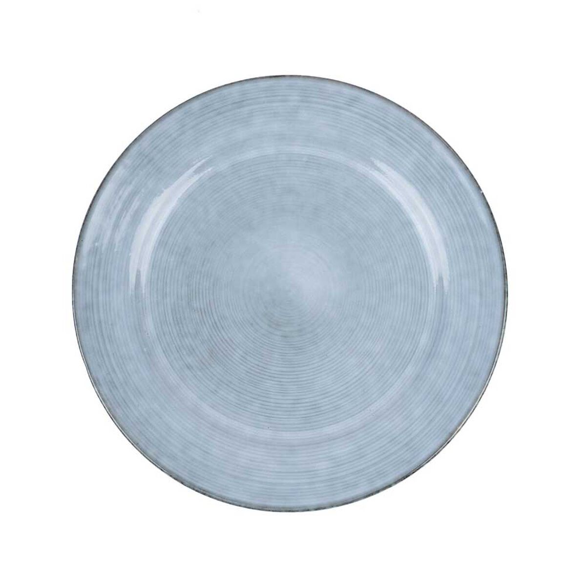 Set 4 Platos Fondo Simplit Amalfi Cerámica Gres 27,4 cm Azul