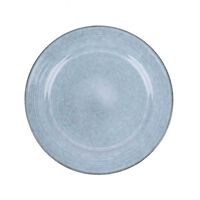 Set 4 Platos Fondo Simplit Amalfi Cerámica Gres 27,4 cm Azul