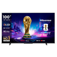 Smart TV QLED 100"" Hisense 4K Google TV 100Q7QG