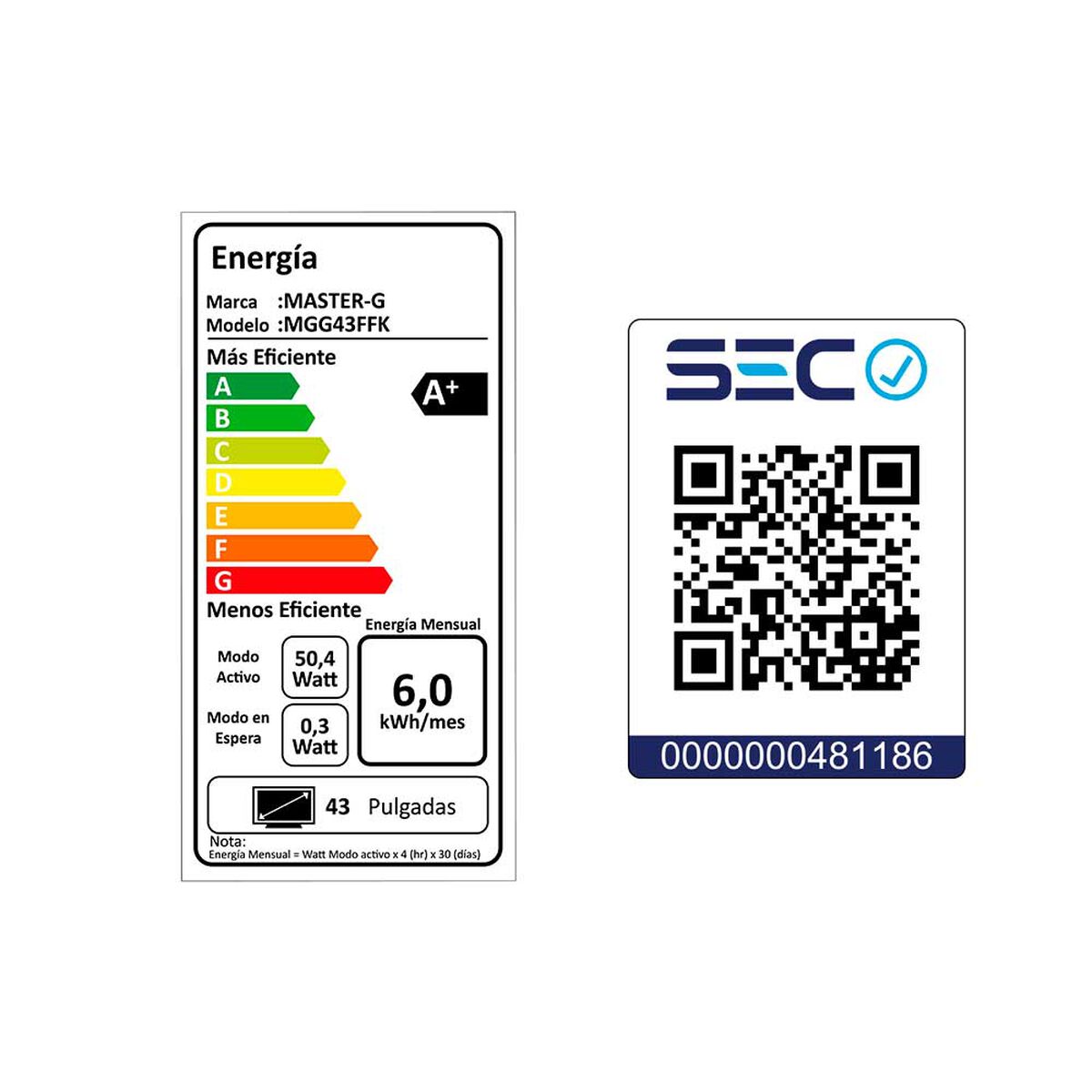 LED 43'' Master-G MGG43FFK Google TV FHD