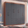 Cl&oacute;set Onessta Liberpool 8 Puertas 6 Cajones Jatoba Grafito