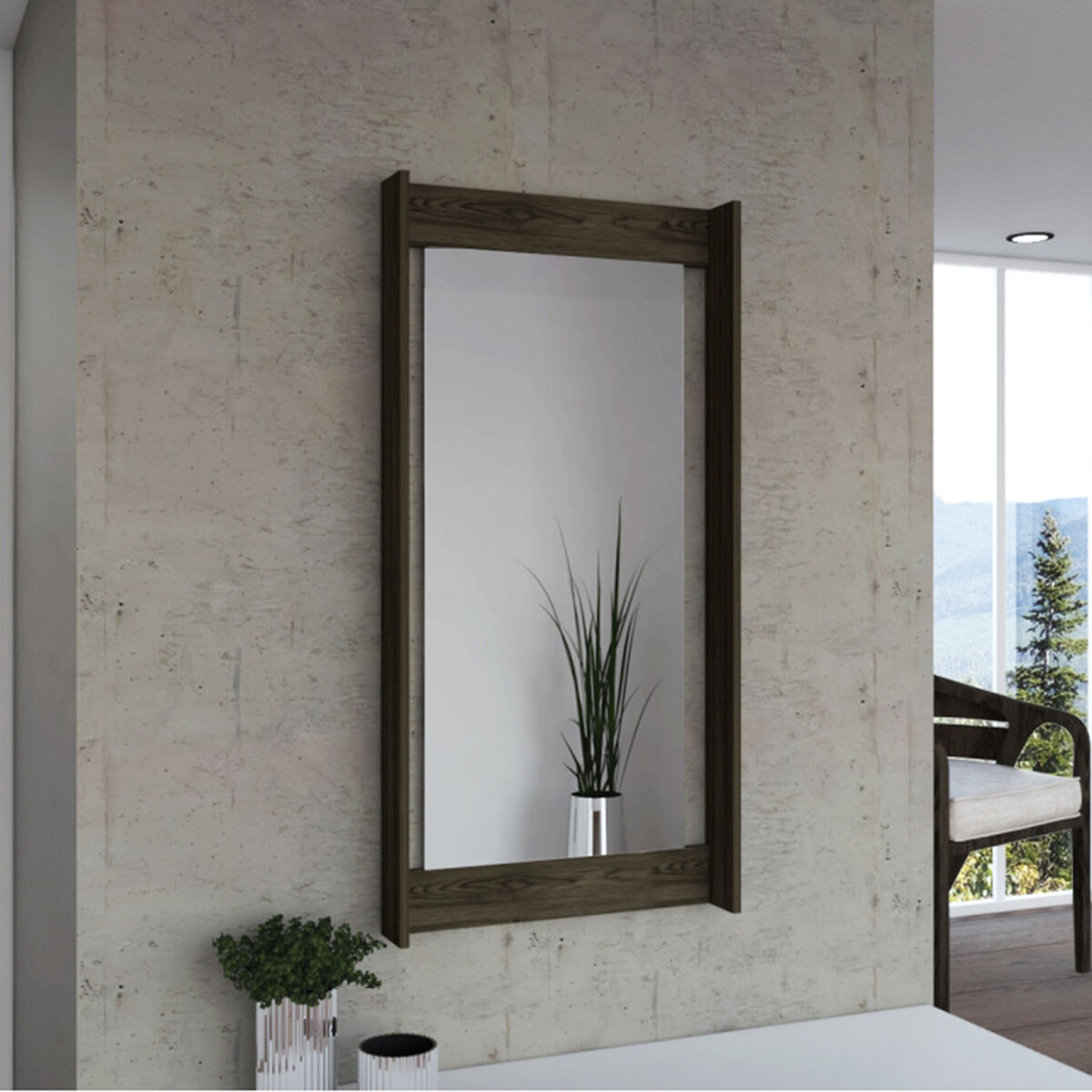 Espejo TuHome Scala Coñac 120x60 Cm