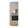 Mueble de Cocina Torre para Horno Mobikit 2 Puertas Roble