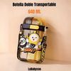 Botella Doble para Niños Lubabycas 640 ml Rosada