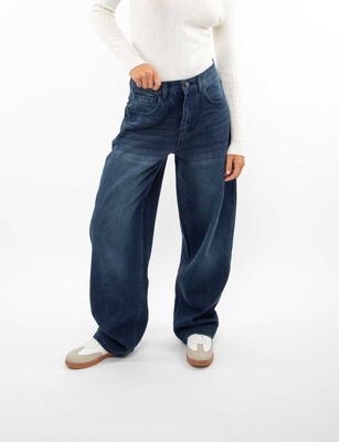 Imagen 1 del producto Jeans Indigo Baggy Mujer Icono Indigo