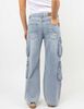 Jeans Cintura Ajustable Wide Leg Mujer Icono