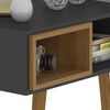 Mesa de Arrimo Jdo & Design Retro Grafito Nogal