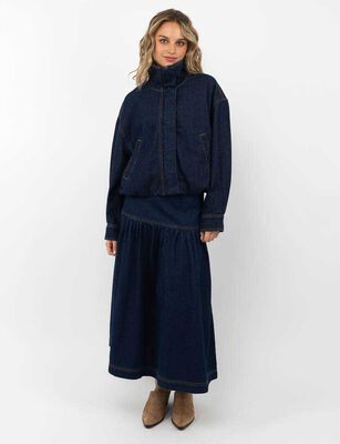 Imagen 2 del producto Chaqueta Denim Mujer Icono Indigo