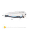 Colchón CIC 2 Plazas Alaska + Almohadas + Plumón