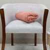 Manta Doral Chiporro Jacquard 127x152 cm Coral