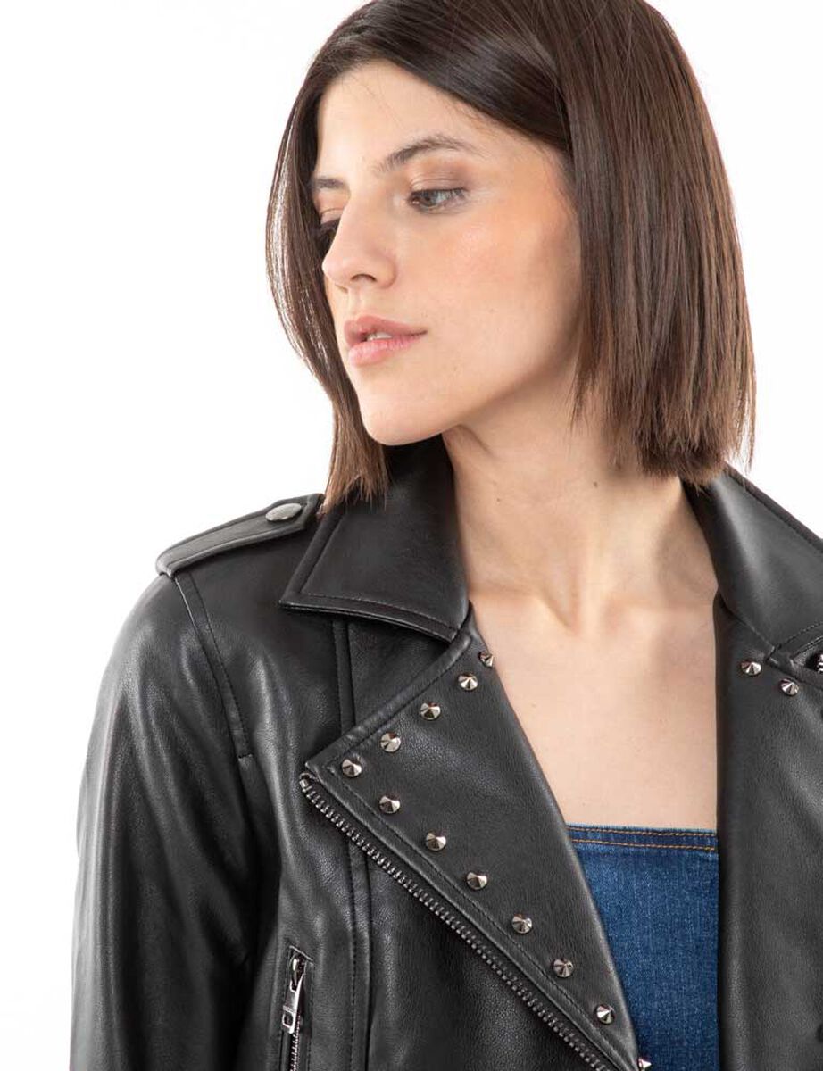 Chaqueta Ecocuero Mujer Fiorucci