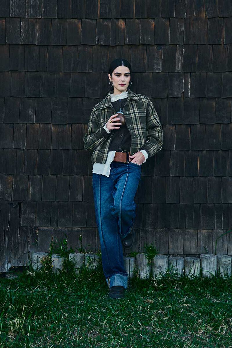 Chaqueta T&aacute;rtan Mujer Icono