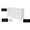 C&oacute;moda Di Poretti Design Maggiore 6 Cajones Blanco