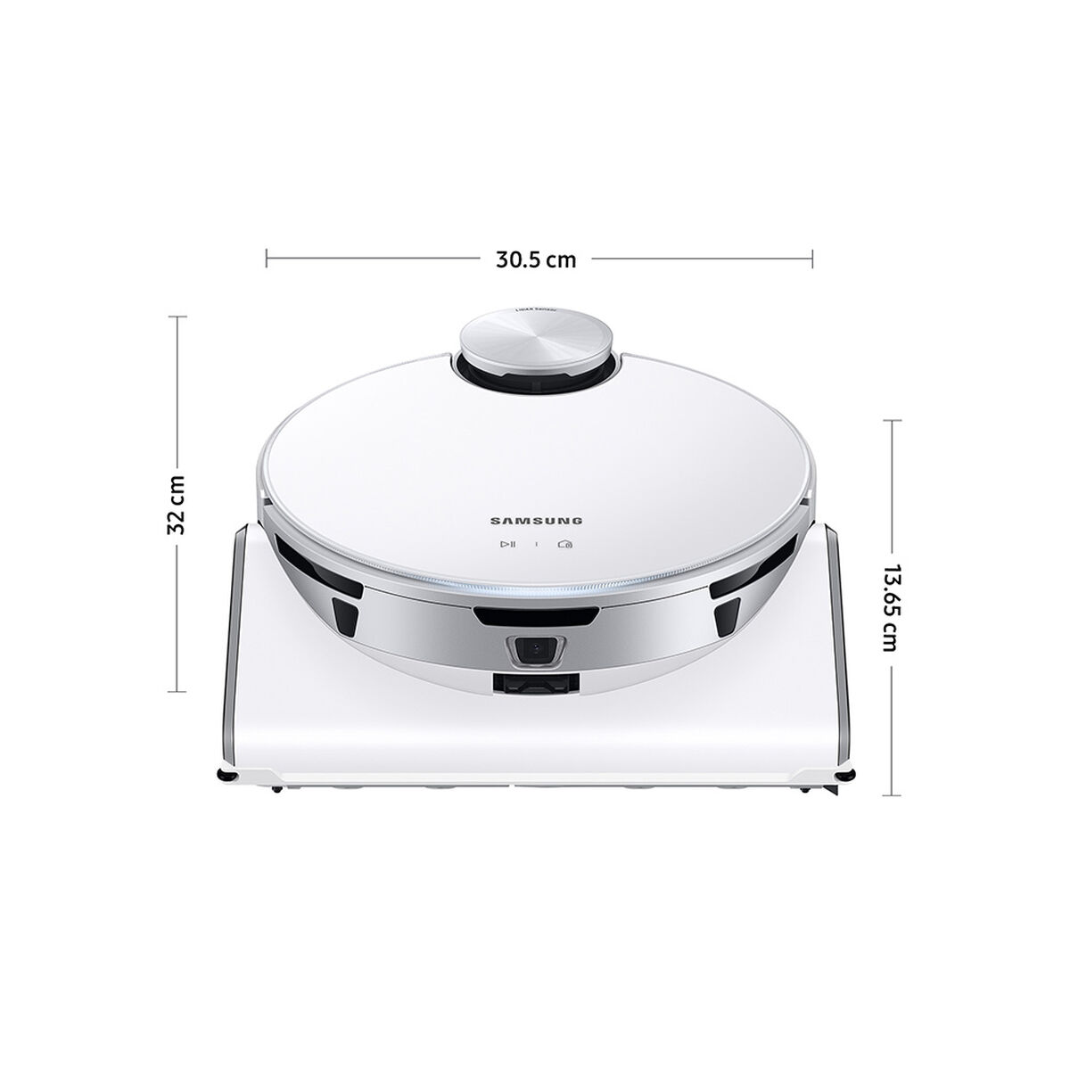 Aspiradora Robot Samsung JetBot AI+ con Reconocimiento de Objetos, Cámara, Sensor LiDar y Clean Station