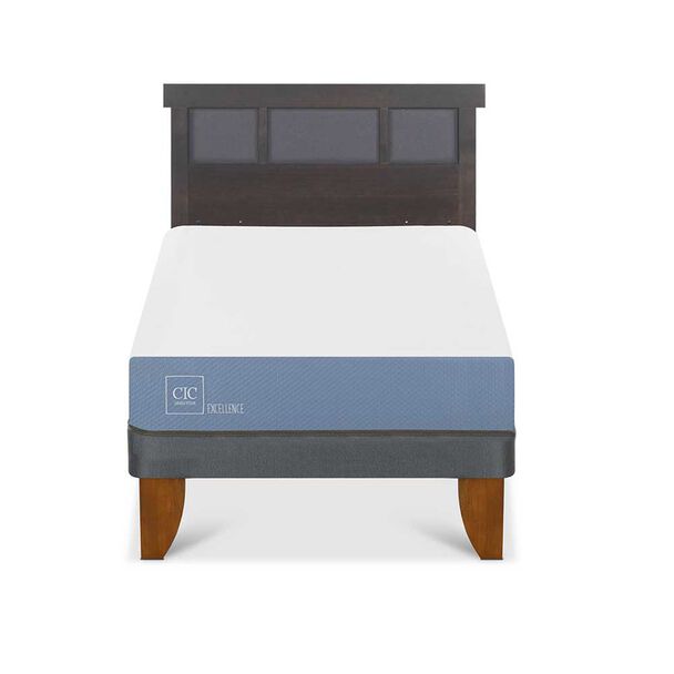Cama Europea CIC 1,5 Plazas Excellence + Respaldo Dublin