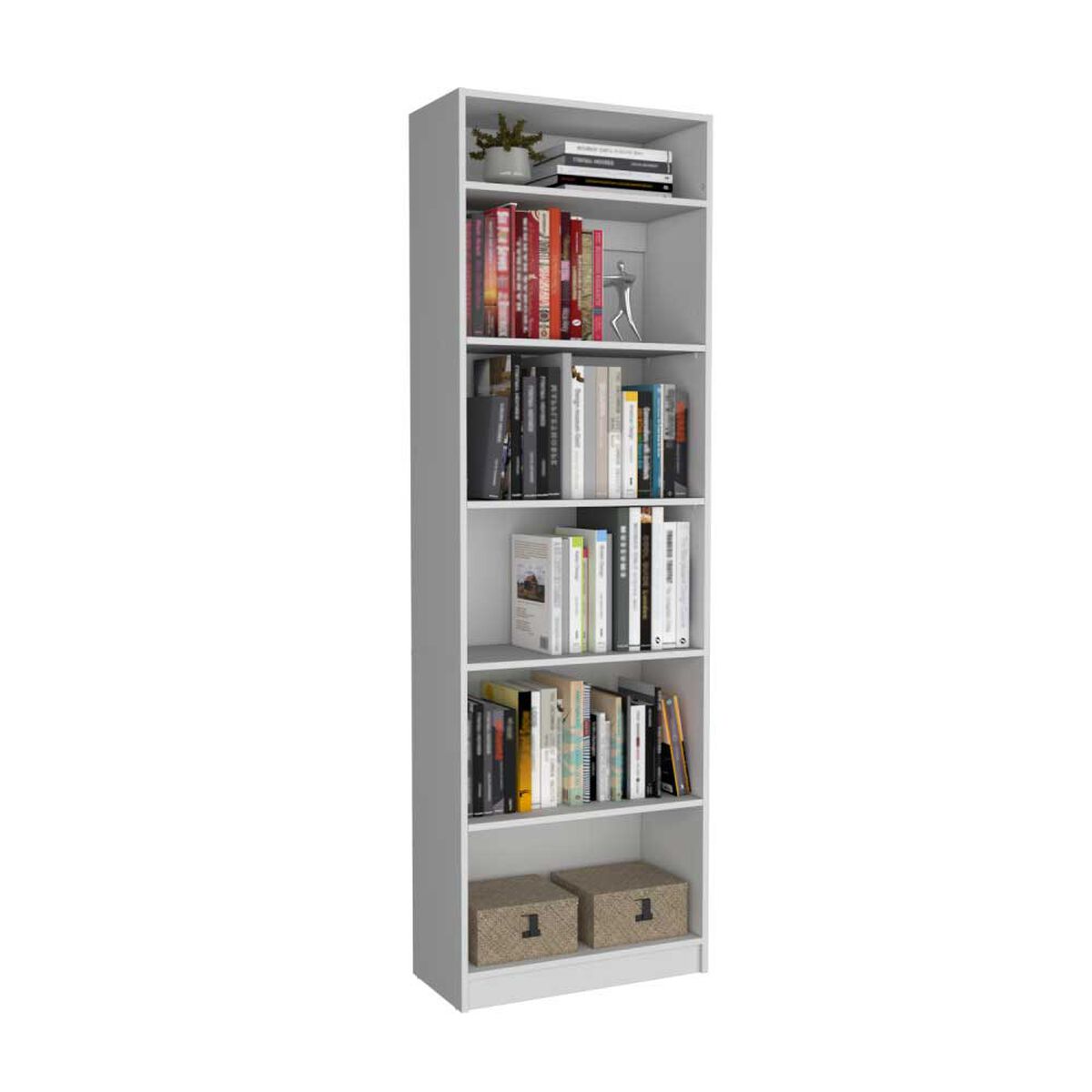 Estante 5 Repisas + Complemento TuHome Home Blanco