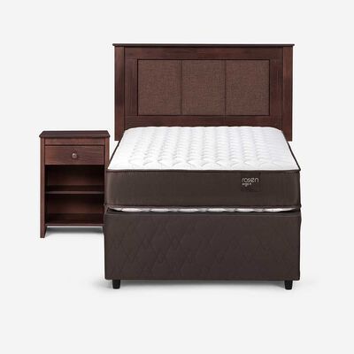 Imagen 2 del producto Cama Nido Rosen 1,5 Plazas Ergo T  + Respaldo + Velador