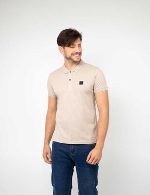 Imagen 1 del producto Polera Piqué Manga Corta Hombre Zibel Beige, Blanco, Grafito, Oliva