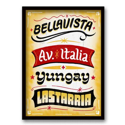 Imagen 1 del producto Cuadro Decorativo Retela Barrios 40 x 30 cm