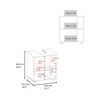 Mueble para Lavamanos Tuhome Pascuale Wengue Fresno Europeo