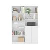Estante 62 cm + Estante 2 Puertas TuHome Home Blanco