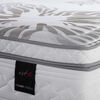 Cama Europea Rosen Base Dividida 2 Plazas Art 4 + Respaldo + 2 Veladores Charles