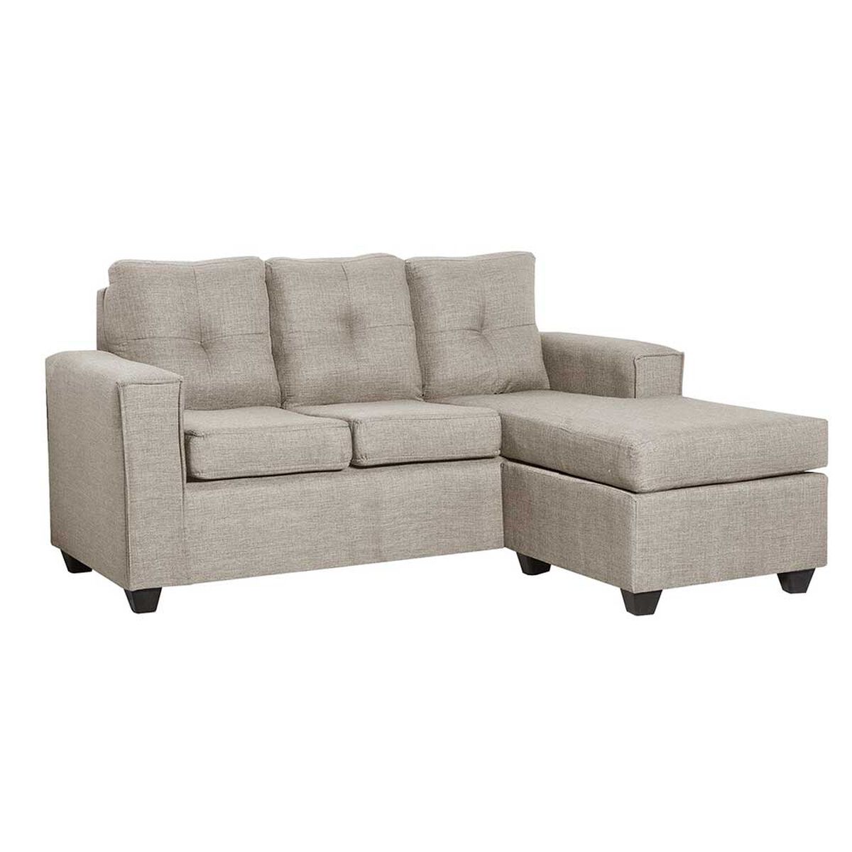Sofá Seccional Black Factory Ranger 4 Cuerpos Beige
