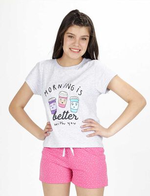 Imagen 1 del producto Pijama de Algodón Niña Kayser Gris