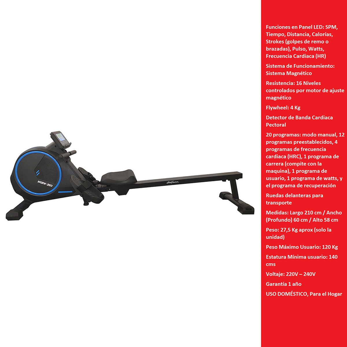 Bogador Bodytrainer RW 350 MGNTC